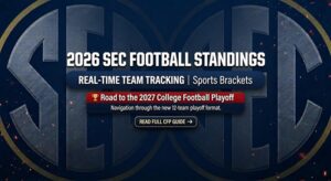 Read more about the article 2026 SEC Football Standings: Real-Time Team Tracking
