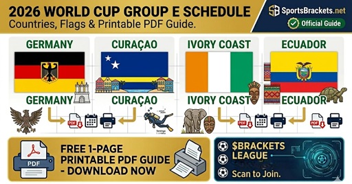 2026 World Cup Group E Schedule