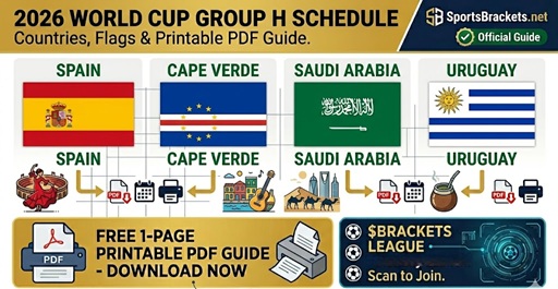 2026 World Cup Group H Schedule