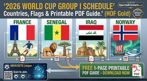 2026 World Cup Group I Schedule