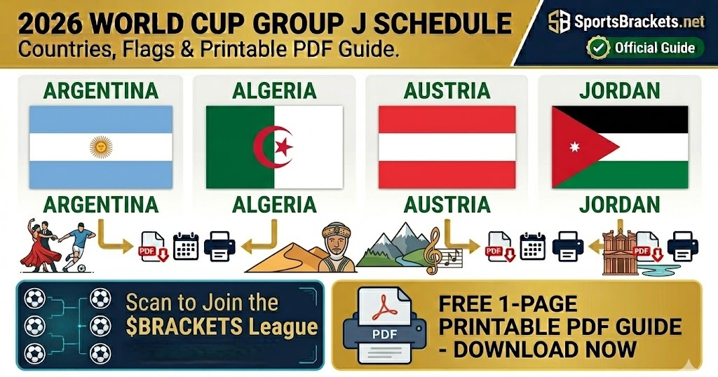 2026 World Cup Group J Schedule