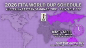 Read more about the article 2026 World Cup Schedule: Printable PDF for Japan and Korea Standard Time (JST/KST)