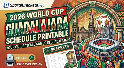 2026 World Cup Schedule Printable Guadalajara