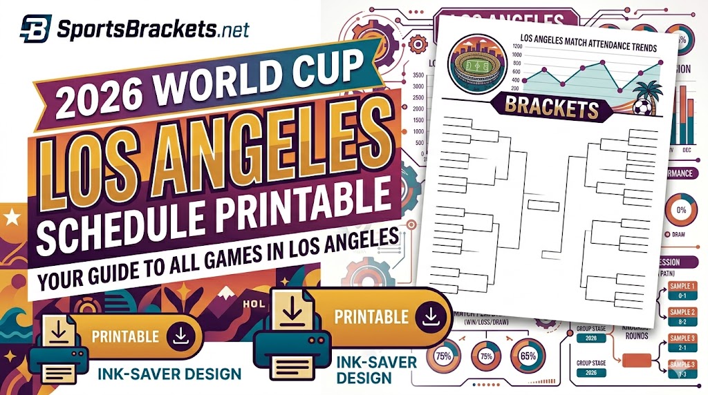 2026 World Cup Schedule Printable Los Angeles