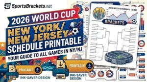 Read more about the article 2026 World Cup New York / New Jersey Schedule | Free Printable PDF | MetLife Stadium