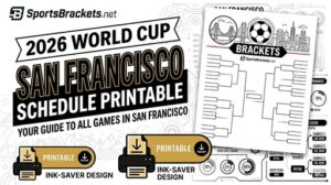 Read more about the article 2026 World Cup San Francisco Schedule | Free Printable PDF | Levi’s Stadium