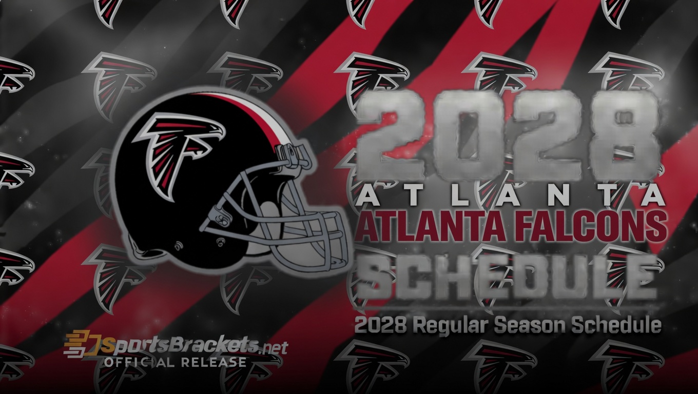 2028 Atlanta Falcons printable schedule