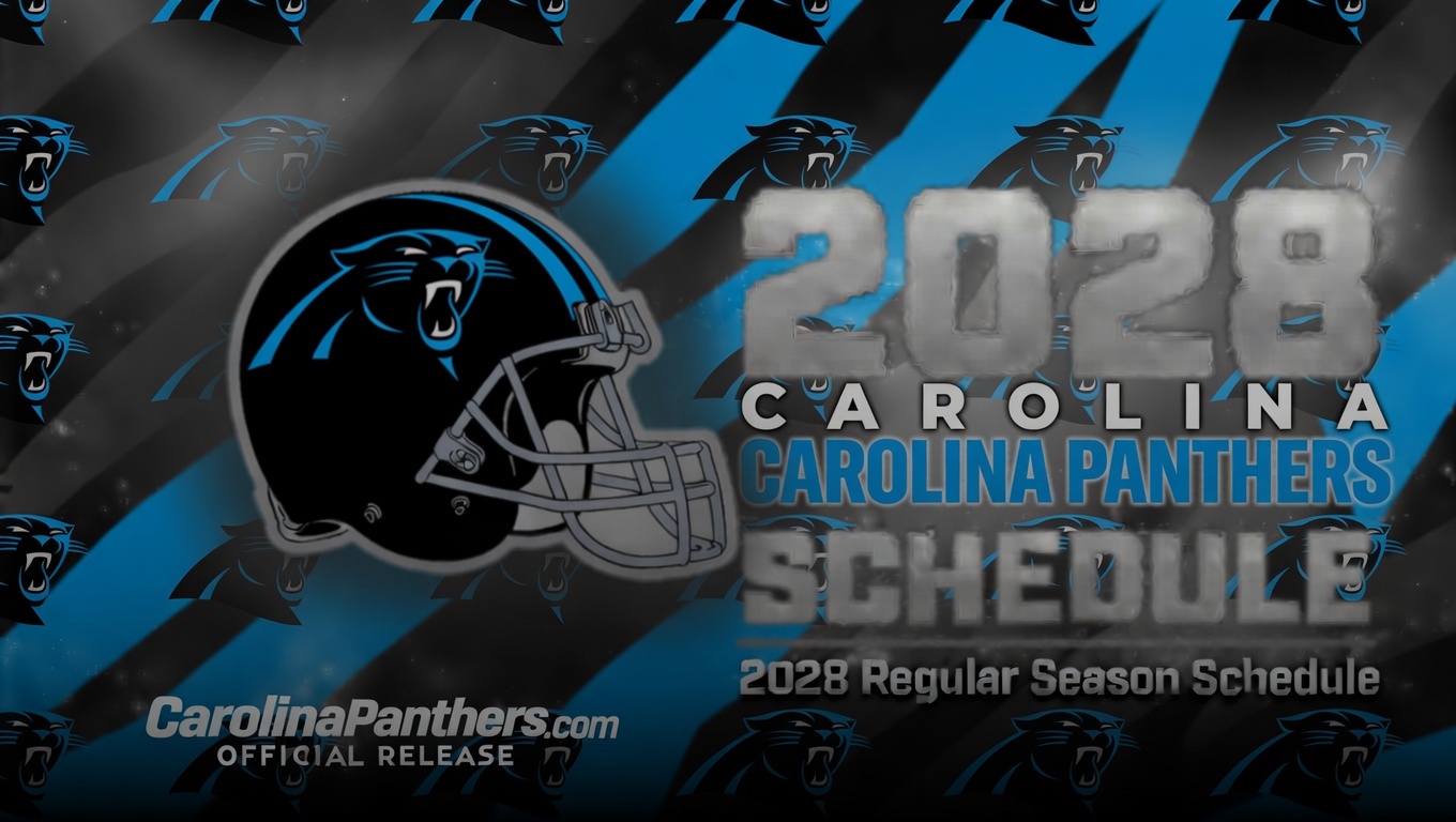 2028 Carolina Panthers printable schedule