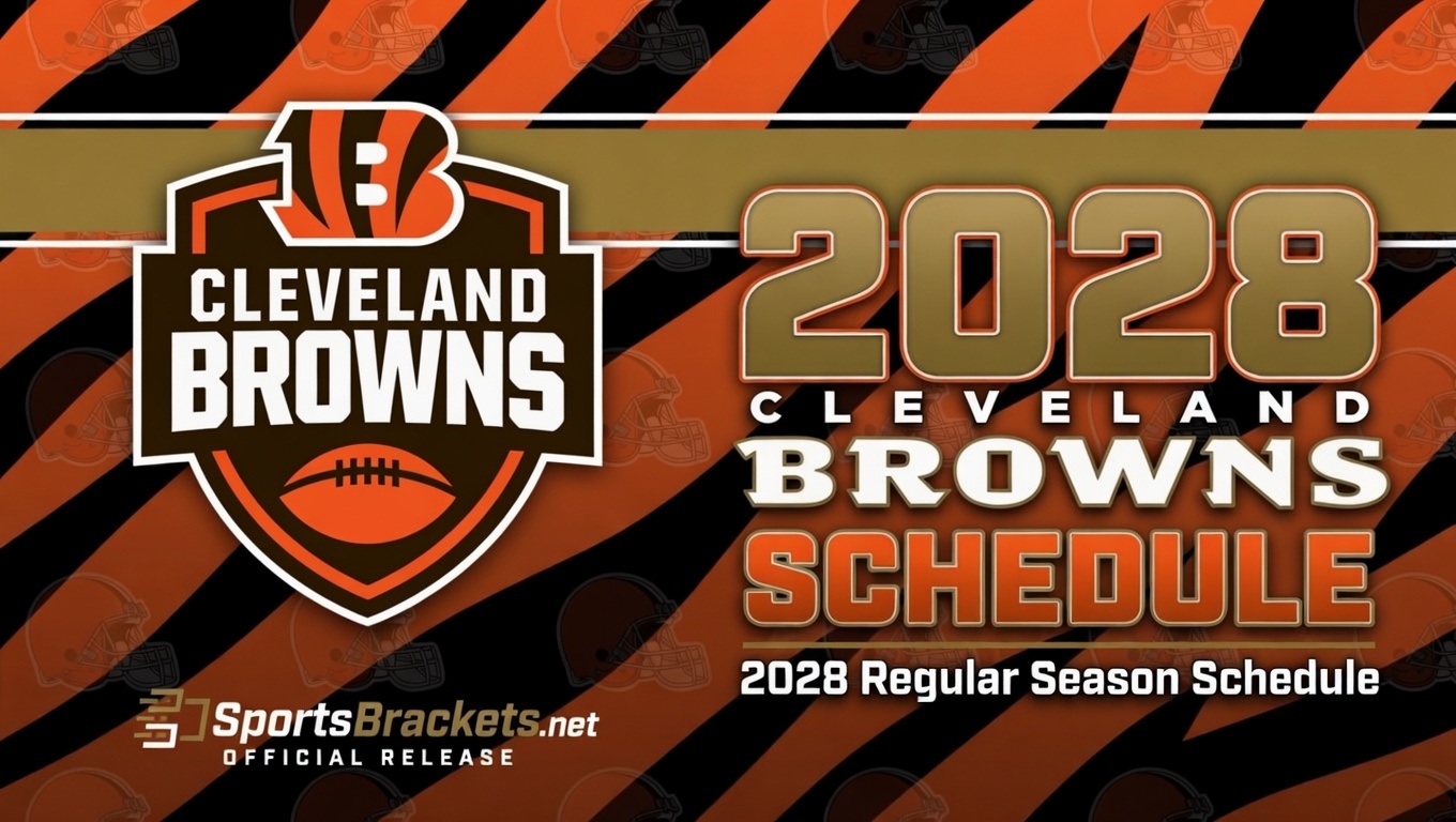 2028 Cleveland Browns printable schedule