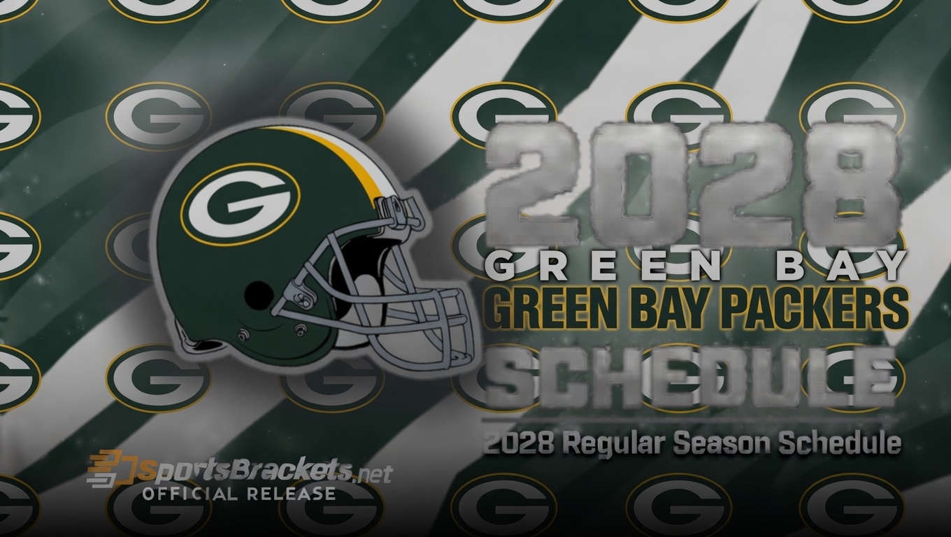 2028 Green Bay Packers printable schedule