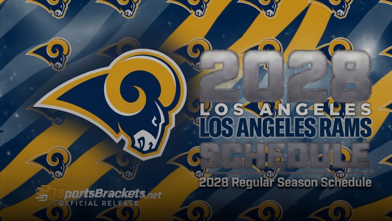 2028 Los Angeles Rams printable schedule