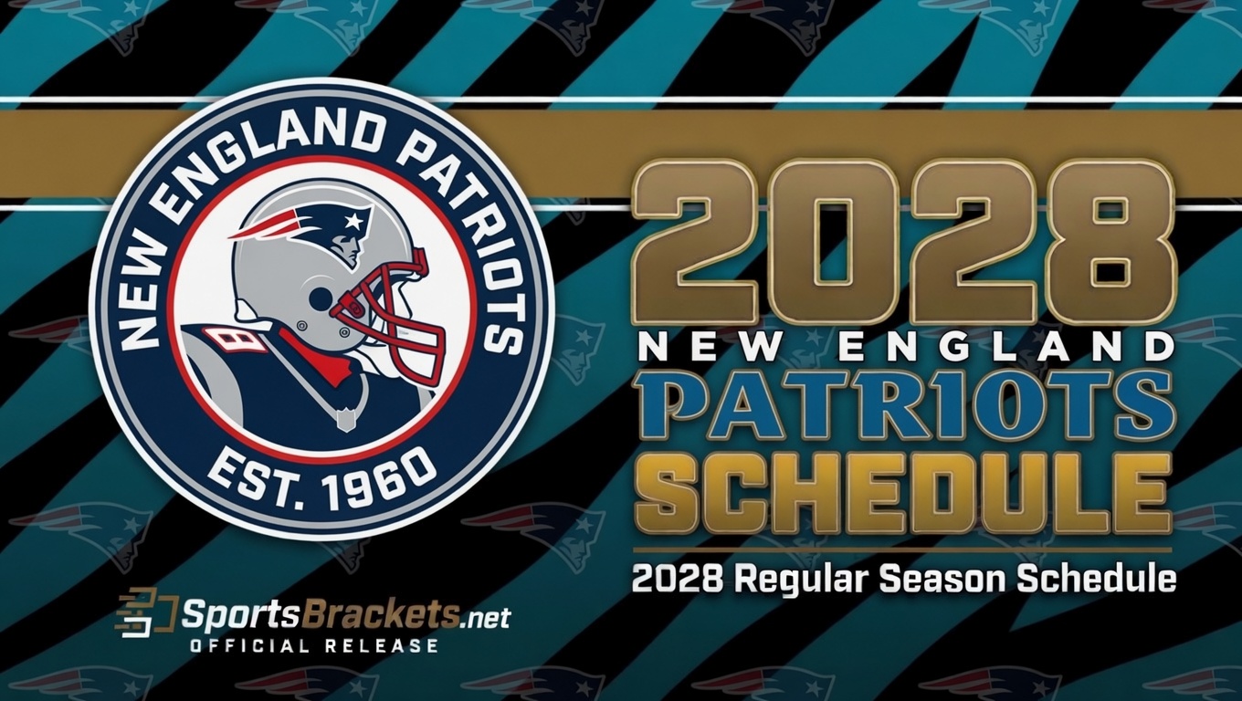 2028 New England Patriots printable schedule