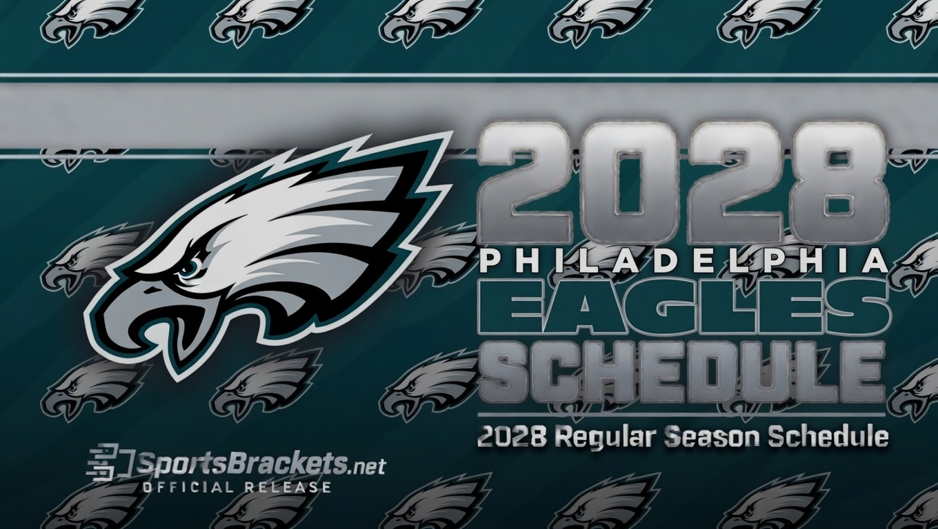 2028 Philadelphia Eagles printable schedule