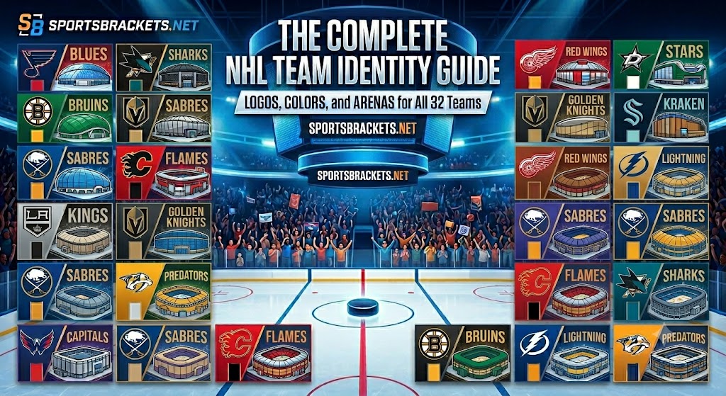 2026-27 NHL Team Identity Guide: Logos, Colors, and Arenas for All 32 Teams