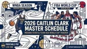 Printable 2026 Caitlin Clark Schedule Featured