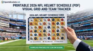 2026 NFL Helmet Schedule