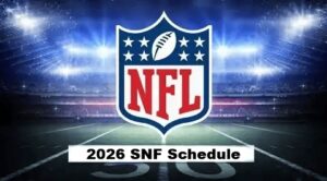 Printable 2026 Sunday Night Football Schedule