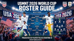 Read more about the article USMNT 2026 World Cup Roster Guide: Projected 26-Player Field & Starting XI