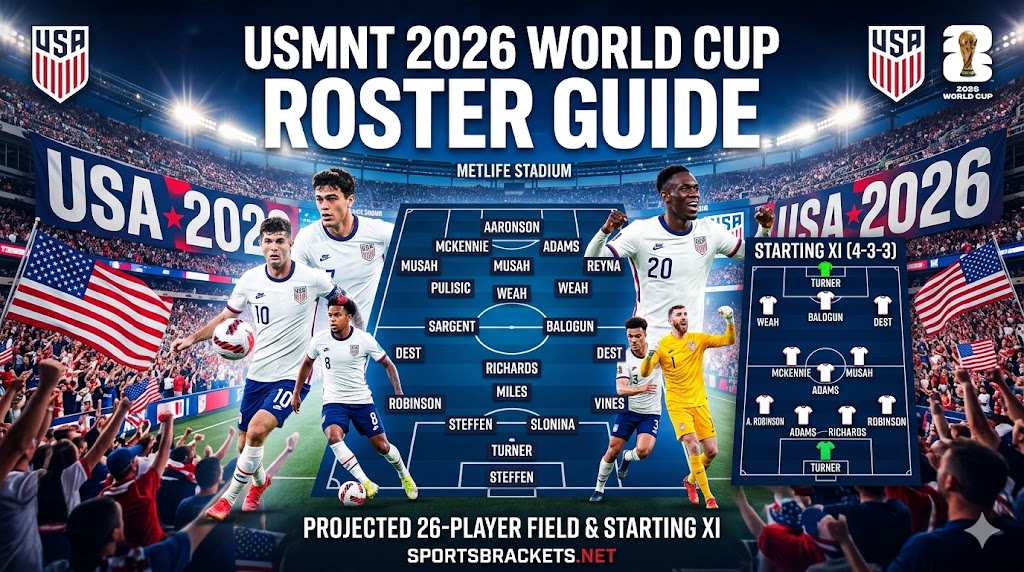 USMNT 2026 World Cup Roster Guide