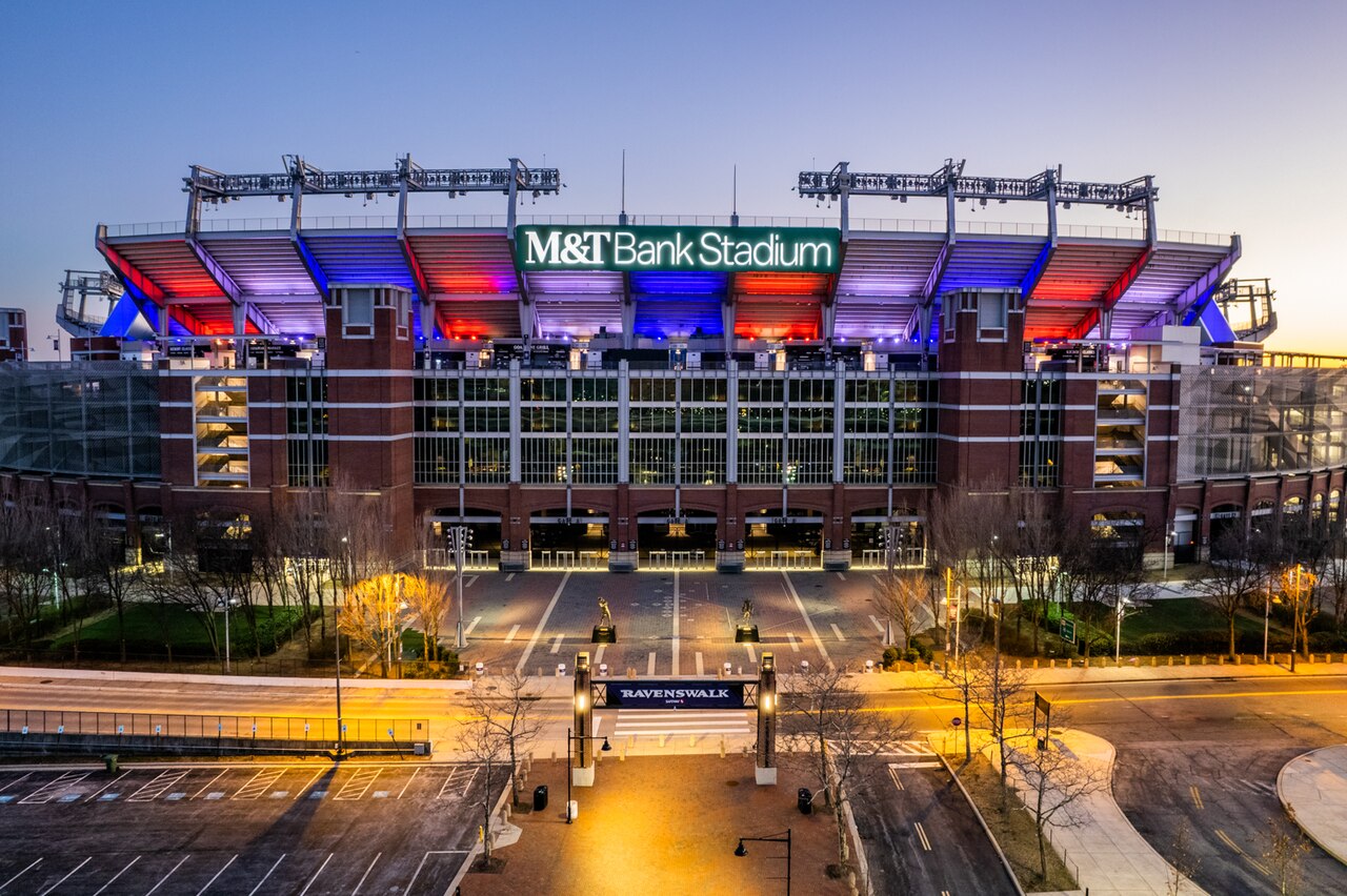 M&T Bank Stadium interior bowl view