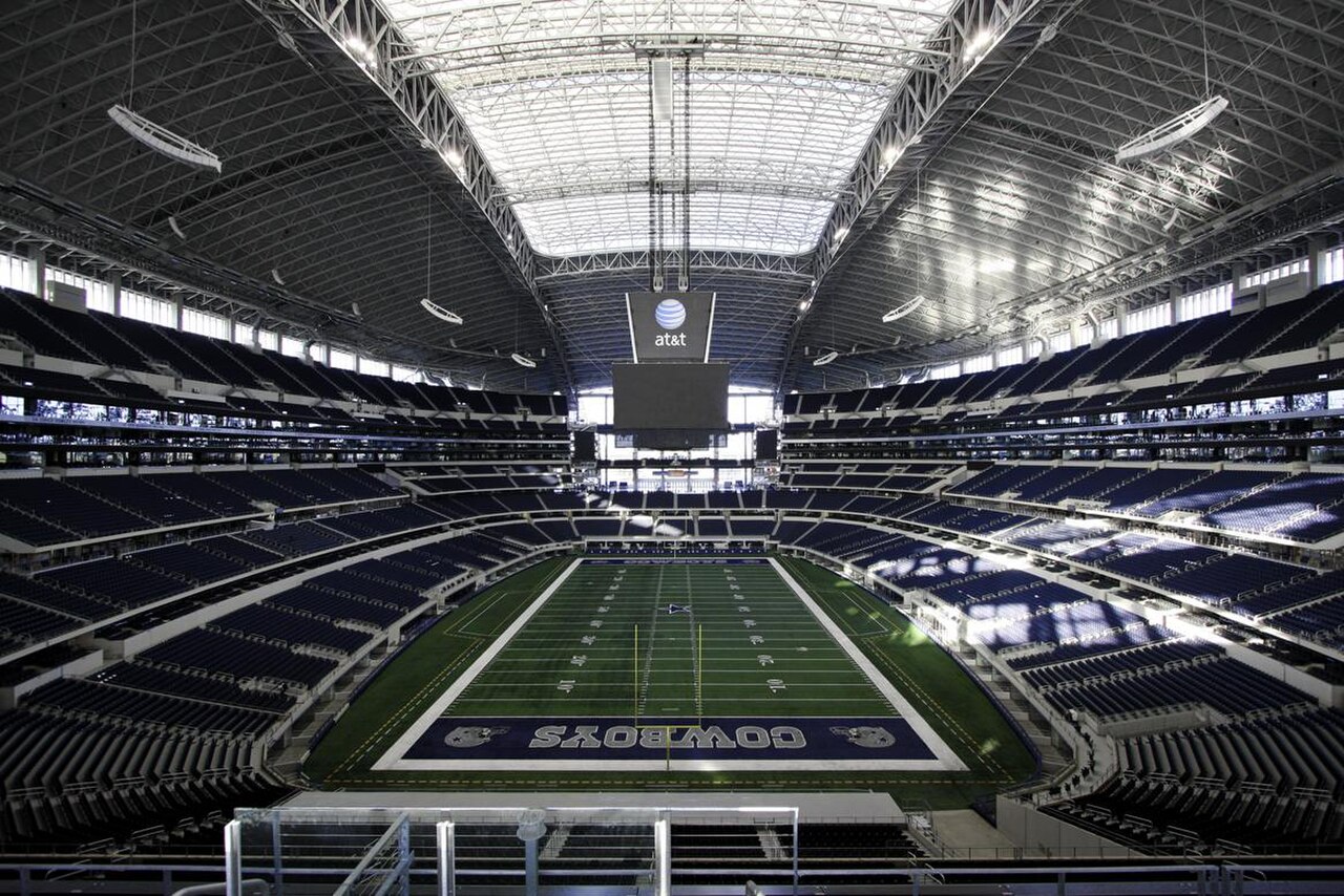 Dallas Cowboys Interior - Sports Brackets AT&T Stadium interior bowl view