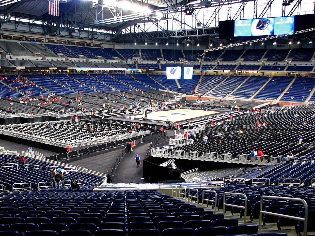 Ford Field interior bowl view