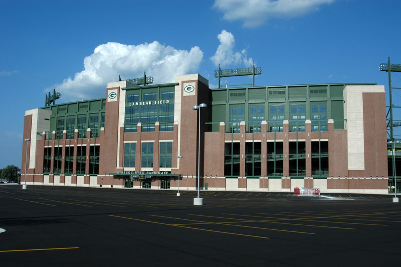 Lambeau Field interior bowl view