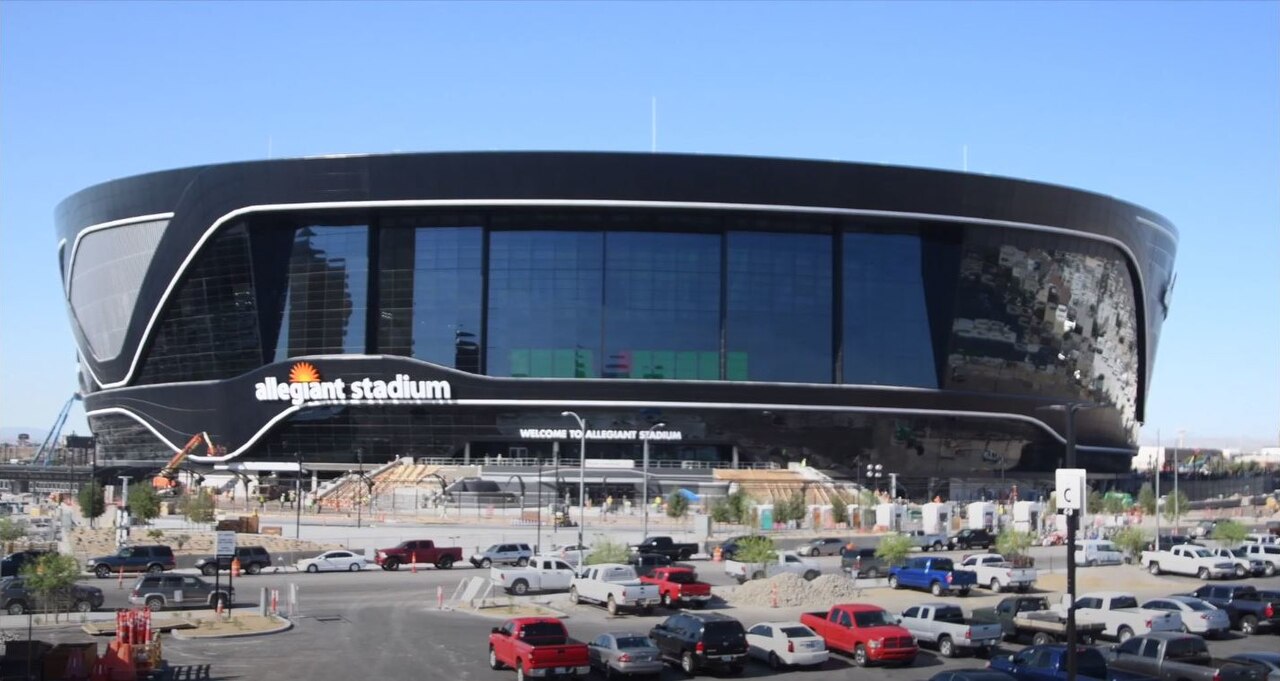 Las Vegas Raiders Interior - Sports Brackets Allegiant Stadium interior bowl view