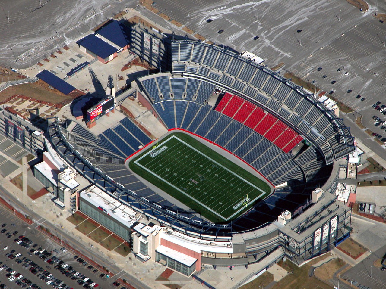 New England Patriots Exterior - Sports Brackets Gillette Stadium exterior