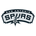 San Antonio Spurs logo featuring large SPURS lettering and a starburst emblem.