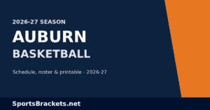 2026-27 Auburn Basketball Schedule