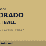 2026-27 Colorado Basketball Schedule