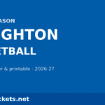 2026-27 Creighton Basketball Schedule