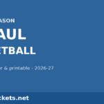 2026-27 DePaul Basketball Schedule