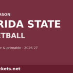 2026-27 Florida State Basketball Schedule