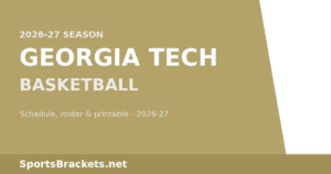 Read more about the article 2026-27 Georgia Tech Basketball Schedule: Dates, Roster, TV & Printable PDF