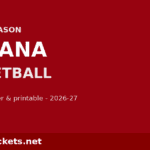 2026-27 Indiana Basketball Schedule