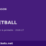 2026-27 LSU Basketball Schedule