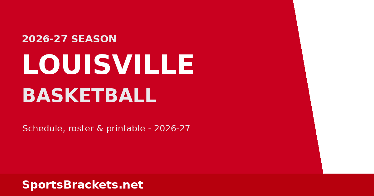 2026-27 Louisville Basketball Schedule
