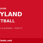 2026-27 Maryland Basketball Schedule