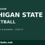 2026-27 Michigan State Basketball Schedule