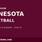 2026-27 Minnesota Basketball Schedule