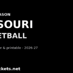 2026-27 Missouri Basketball Schedule
