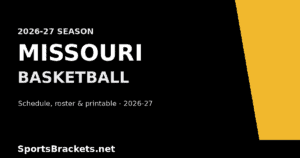2026-27 Missouri Basketball Schedule