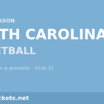 2026-27 North Carolina Basketball Schedule