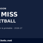 2026-27 Ole Miss Basketball Schedule