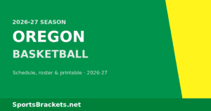 Read more about the article 2026-27 Oregon Basketball Schedule: Dates, Roster, TV & Printable PDF