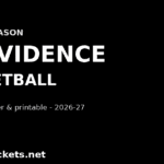 2026-27 Providence Basketball Schedule