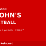 2026-27 St. John's Basketball Schedule