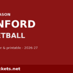 2026-27 Stanford Basketball Schedule